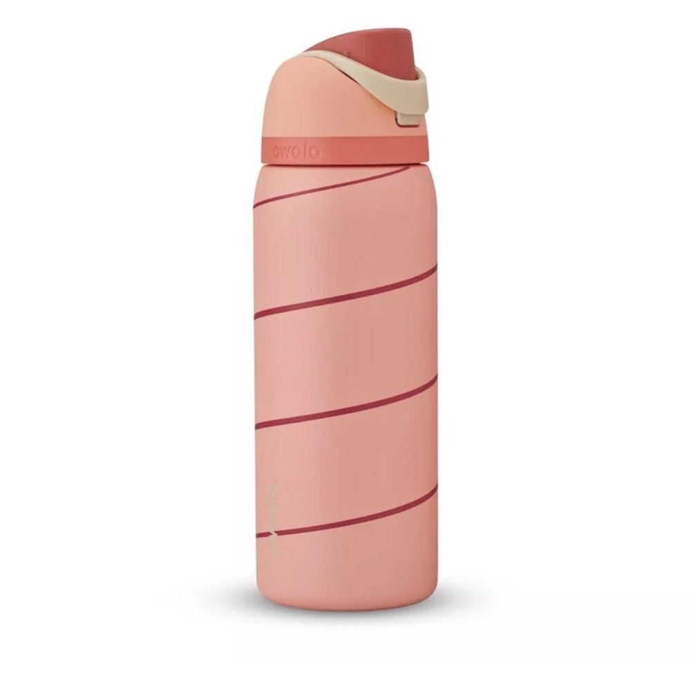 Owala Candy Cane Lane 32oz Stainless Steel FreeSip Classy Christmas Water Bottle
